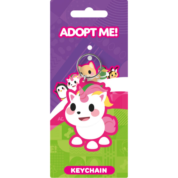 Llavero keyring ADOPT ME UNICORN