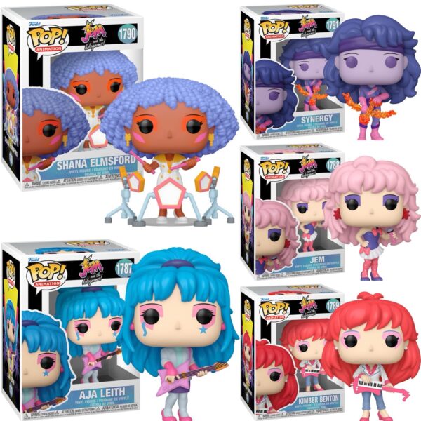 *OCTUBRE 2025* Funko POP! JEM Y LOS HOLOGRAMAS Set completo de 5 figuras bundle