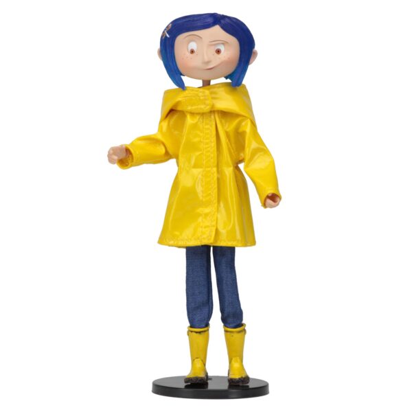 *SEPTIEMBRE 2025* Figura Neca CORALINE RAIN COAT version 18cm BENDY FASHION DOLL RE-RUN - Imagen 6