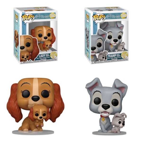 *MARZO 2025* Funko La dama y el vagabundo POP! Disney Set completo Bundle