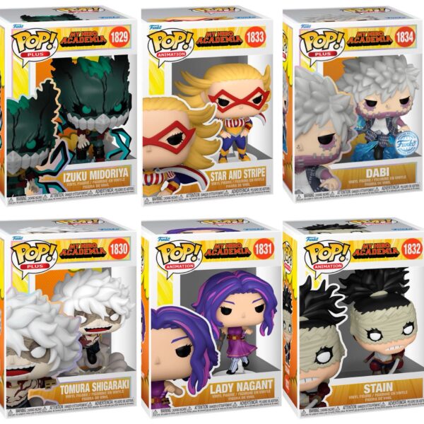 *OCTUBRE 2025* Funko POP! My hero academia SET completo de 6 bundle