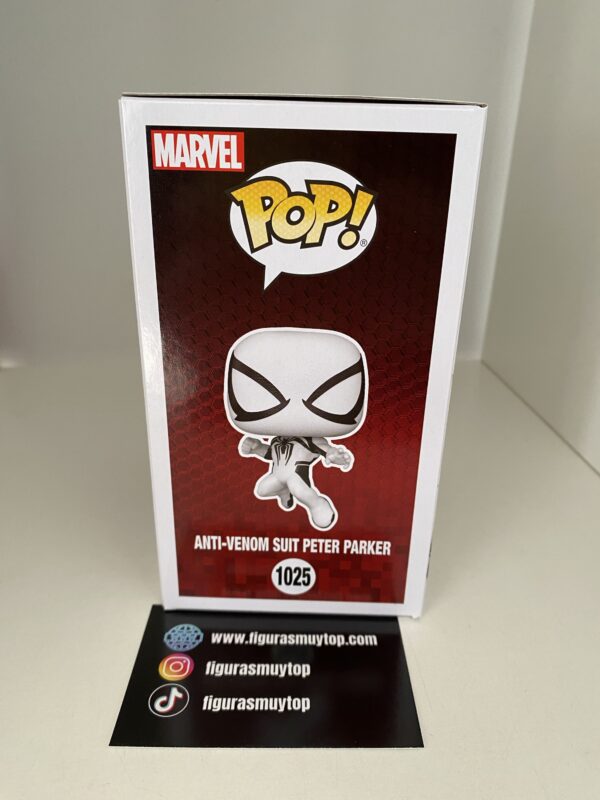 Funko POP! Anti venom suit Peter Parker Spiderman 2 Marvel - Imagen 3