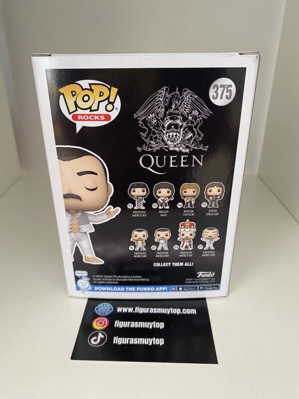 Funko POP! Freddie Mercury I was born to love you 375 Rocks - Imagen 4