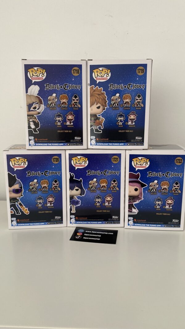 Funko POP! Set completo Black clover bundle - Imagen 3