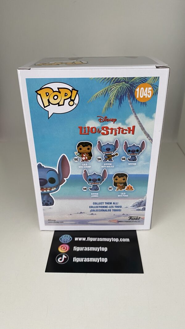 Funko POP! Seated Stitch Disney 1045 - Imagen 4