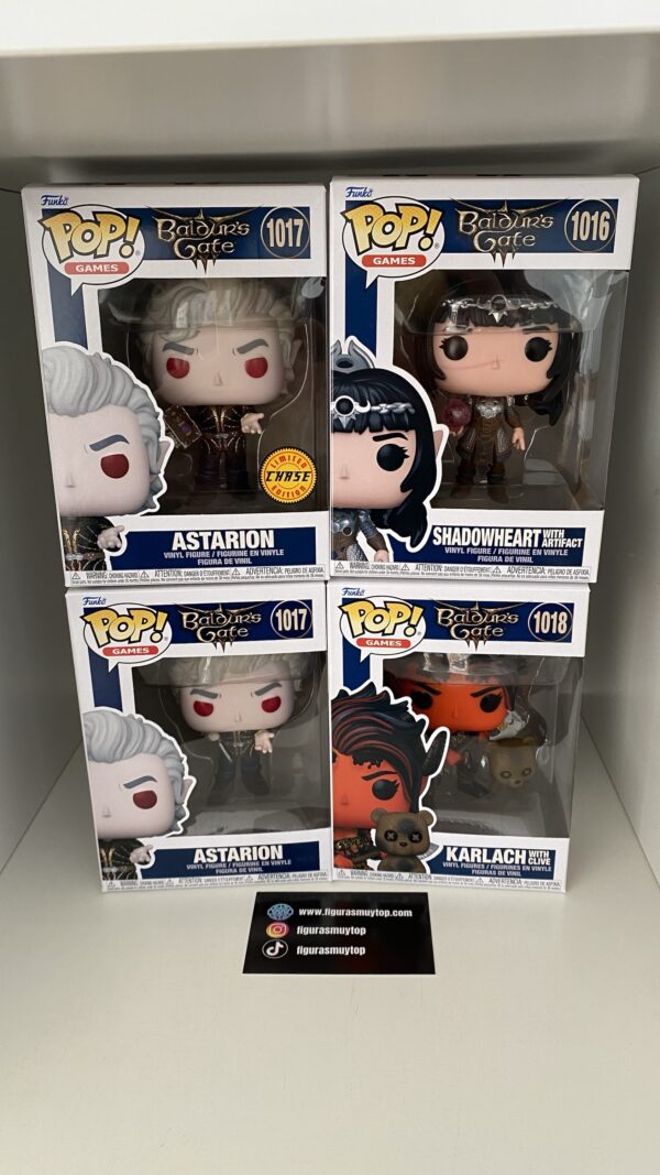 Funko POP! Baldur’s gate set bundle completo con CHASE