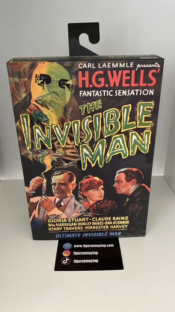 Neca ultimate Invisible Man Universal Monsters 19cm