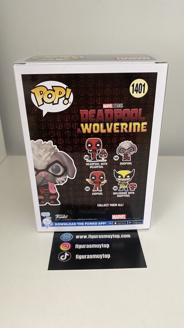 Funko POP! Dogpool 1401 deadpool y wolverine - Imagen 4