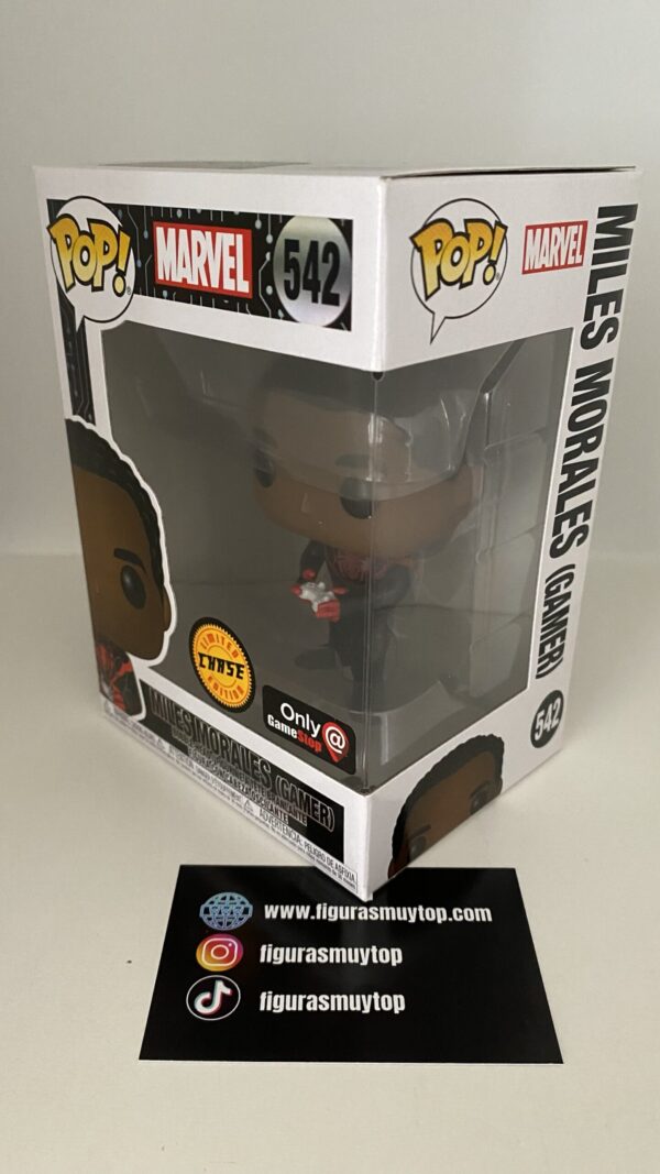 Funko POP! Miles Morales Gamer 542 CHASE - Imagen 2