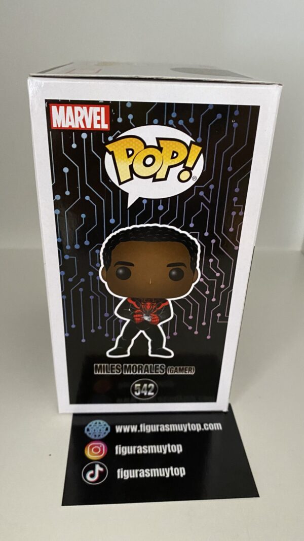 Funko POP! Miles Morales Gamer 542 CHASE - Imagen 3