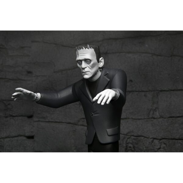 *AGOSTO 2025* Figura Neca Frankenstein monster BLACK & WHITE universal monsters Toony terrors 15cm - Imagen 5