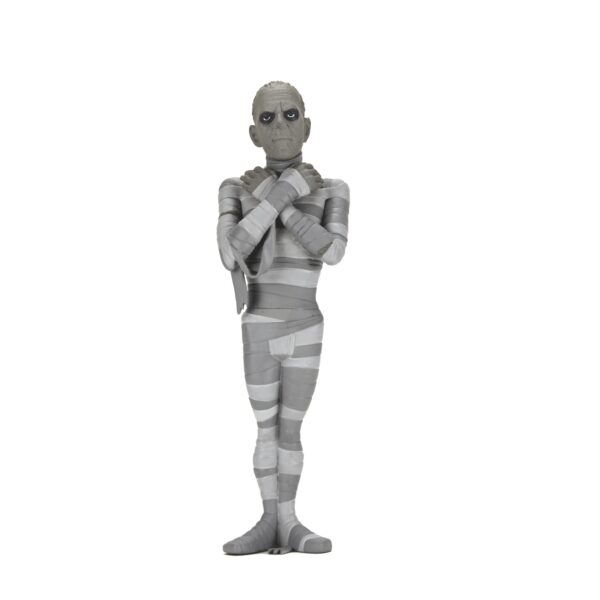 *AGOSTO 2025* Figura Neca THE MUMMY  BLACK & WHITE universal monsters Toony terrors 15cm - Imagen 2