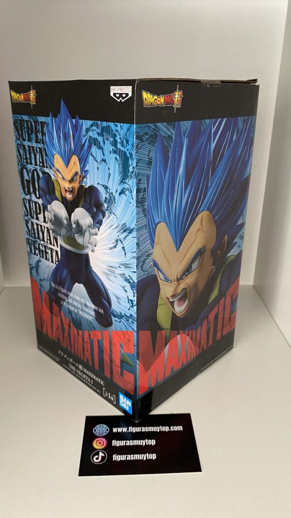 Vegeta MAXIMATIC super saiyan god 22 cm - Imagen 2