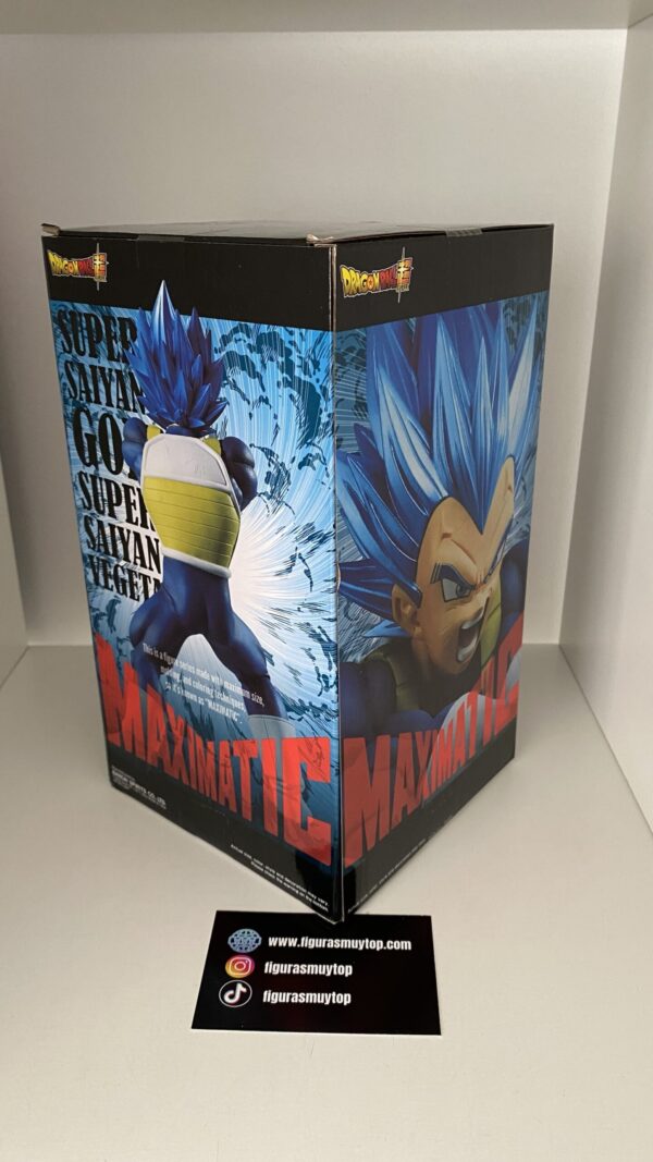 Vegeta MAXIMATIC super saiyan god 22 cm - Imagen 3