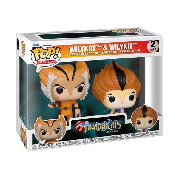 *JULIO 2025* Funko POP! Thundercats Pack de 2 POP! Wilykat & Wilykit