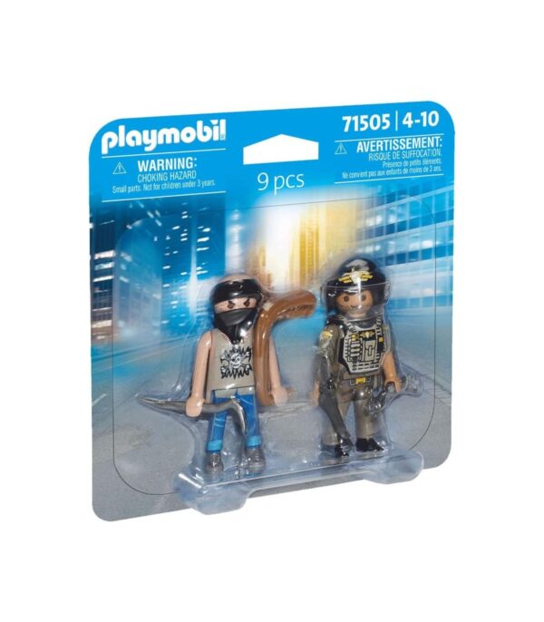 Playmobil Duo pack policía y ladrón - Imagen 4