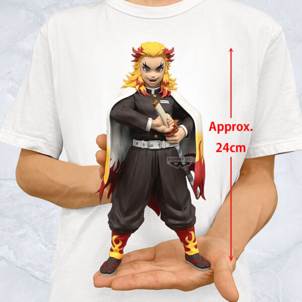 *NOVIEMBRE 2025* Figura Kyojuro Rengoku Grandista Demon Slayer Kimetsu no Yaiba 24cm - Imagen 4