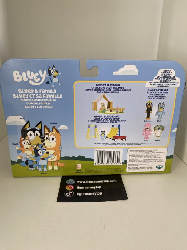 Pack 4 figuras Bluey marca FAMOSA - Imagen 3