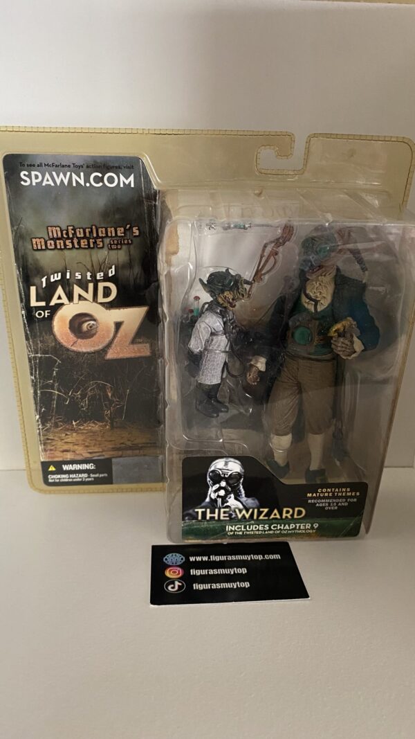 McFarlane Twisted land of OZ THE WIZARD figura vintage con Blister