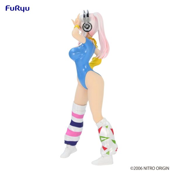 SUPER SONICO 80'S another color blue CONCEPT FIGURE 18 cm - Imagen 5