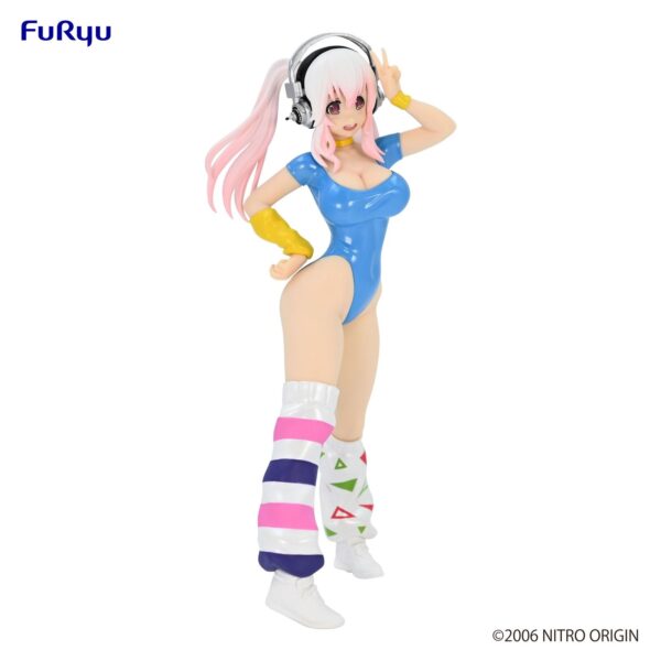 SUPER SONICO 80'S another color blue CONCEPT FIGURE 18 cm - Imagen 8