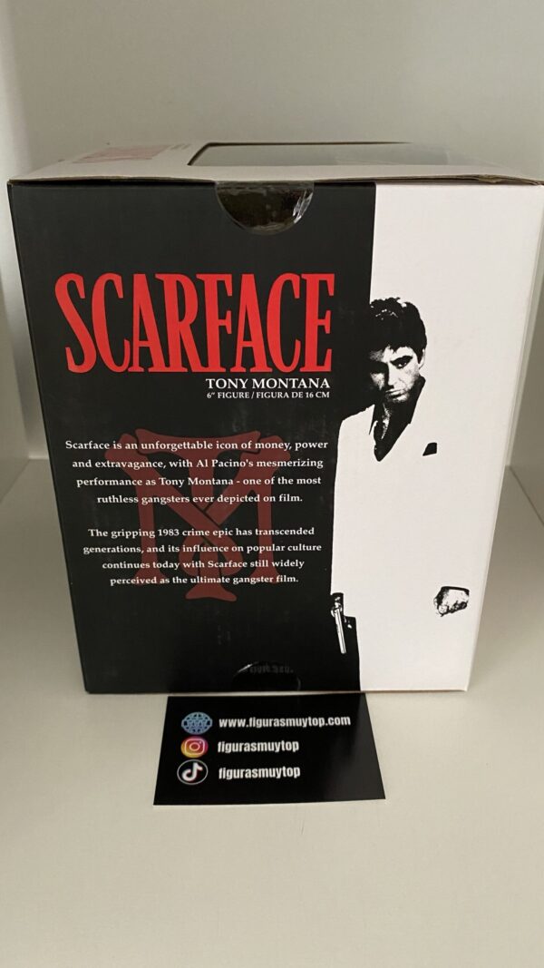 Figura Tony Montana Scarface disparando 18cm - Imagen 2