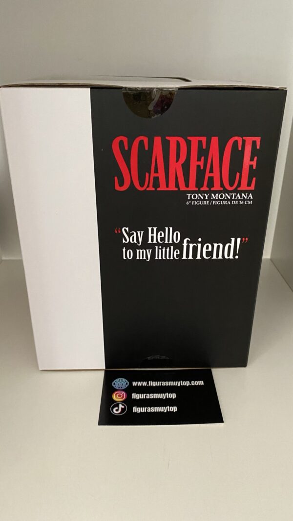 Figura Tony Montana Scarface disparando 18cm - Imagen 4