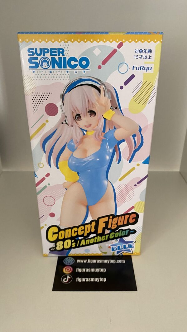 SUPER SONICO 80'S another color blue CONCEPT FIGURE 18 cm