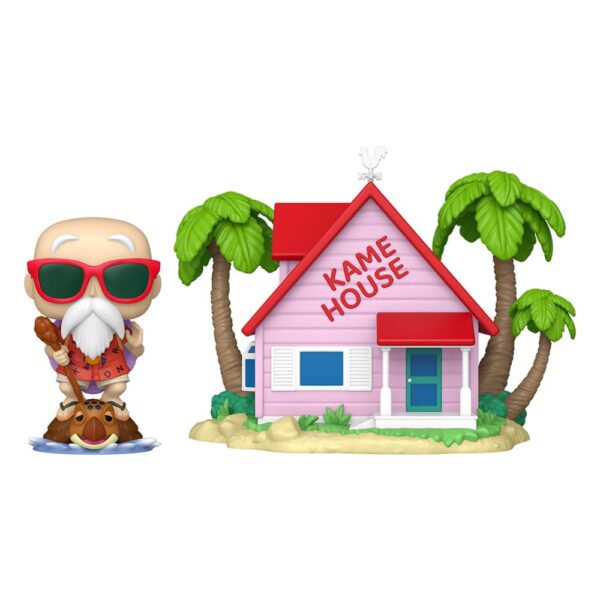 *JUNIO/AGOSTO 2025* Funko POP! Dragon Ball POP! Town Masters Roshi with kame house 46 - Imagen 2