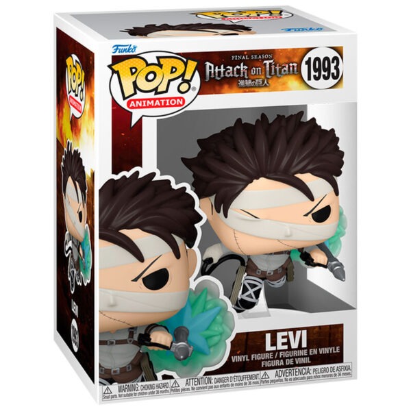 *PREVENTA Octubre 2025* Funko POP! Attack on Titan Levi 1993